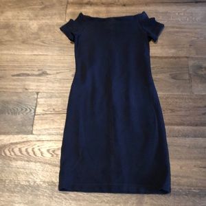 Ann Taylor Black Stretch Sheath Dress